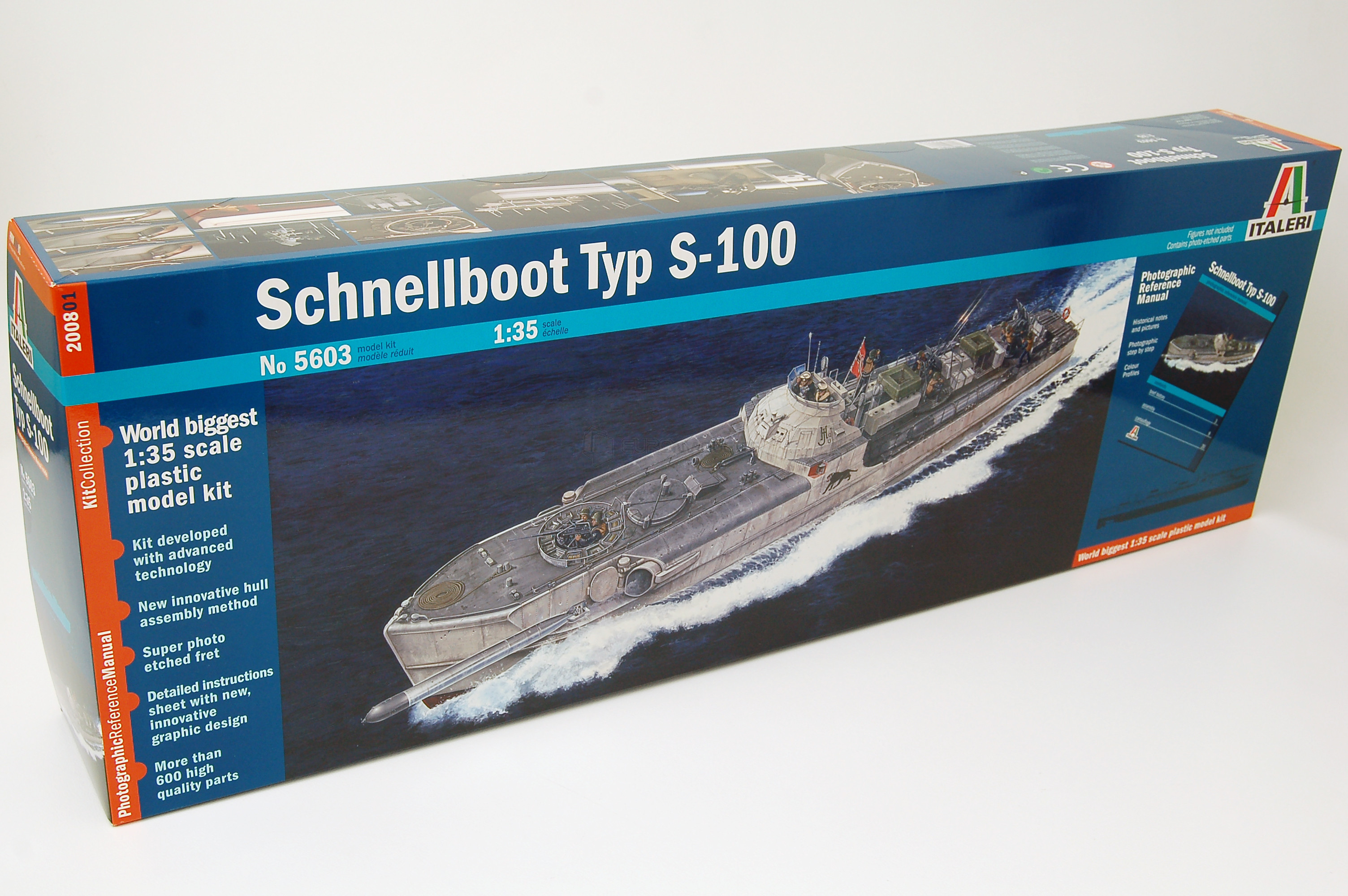 T2M - 5607S - Italeri - Maquette Plastique à Assembler - Schnellboot S100 -  Echelle 1/35