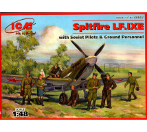 Icm - Spitfire LF IX E & Ground personnel