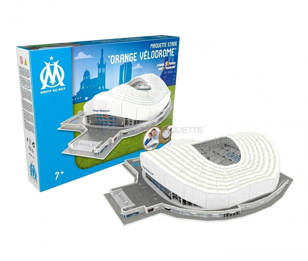 Maquette plastique Megableu - Stade Orange Velodrome OM - Maquette plastique